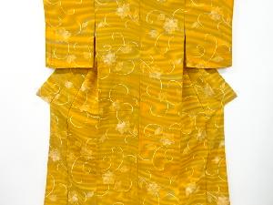 花唐草模様小紋着物